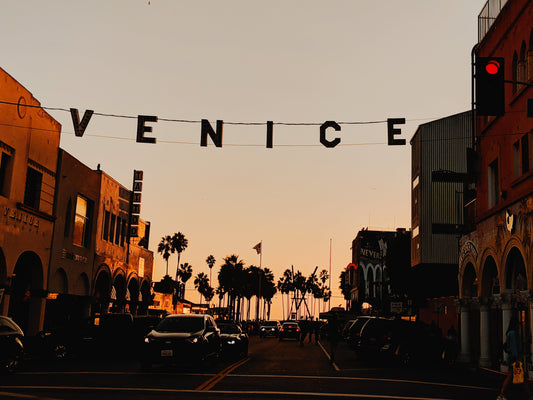 Sunset at Venice Beach