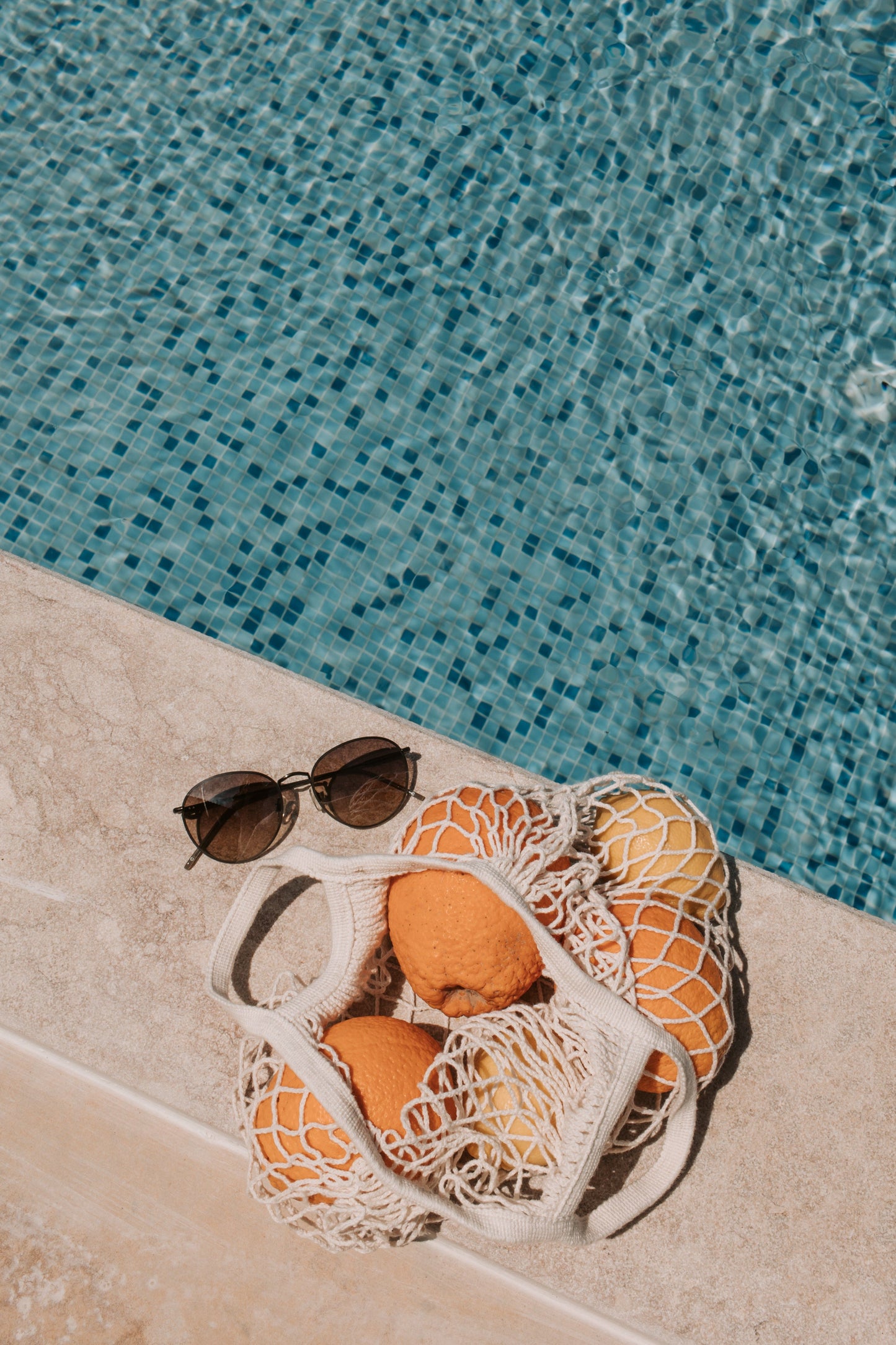 Oranges By the Pool